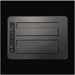 LC Power docking lc-dock-c-multi-hub usb 3.2 Gen2x1 docking station for 1x2.5" and 1x3.5" /ssd cloning black Cene
