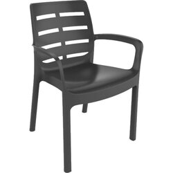 Ipae-progarden Plastična stolica Borneo antracit 60,5x54x82 cm Cene
