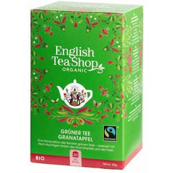 English Tea Shop Bio Zeleni čaj granatno jabolko - Fairtrade - 20 Čajnih vrečk Cene