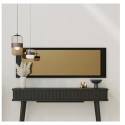 Hanah home ogledalo basic 40x120 bronze black Cene