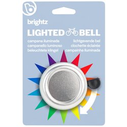 BRIGHTZ zvono za bicikl s LED svjetlom – Silver (1096) 1096 Cene