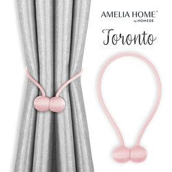  Curtains - accessories TORONTO color powder pink ameliahome Cijene