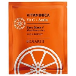 Bioearth Vitaminica sheet maska za lice vitamin C + amla, 15 ml Cene