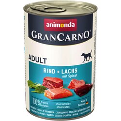 Animonda GranCarno konzerva za pse Adult govedina, losos i spanać 400g Cene