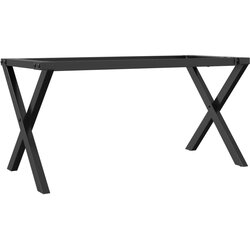 vidaXL noge za klubsko mizico x-okvir 90x30x43 cm lito železo, (21242617) Cene