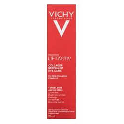 Vichy Liftactiv Collagen Specialist nega za predel okoli oči proti znakom staranja 15 ml Cene