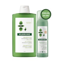 Klorane Šampon s koprivom + Suhi šampon GRATIS Cene