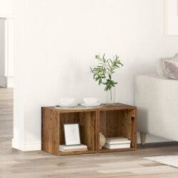 TV ormar 2 pcs Smeđa 37 x 35 x 37 cm Konstruirano drvo Cijene