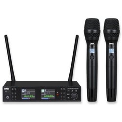 DNA PROFESSIONAL XMIC 2 - Wireless dual set: 2 x handheld microphones + receiver (518–542 MHz) Cene