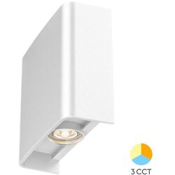 Braytron spoljna zidna led lampa 2X1W 3IN1 bela Cene