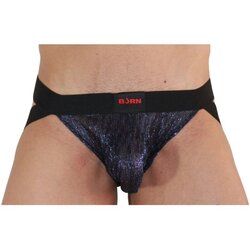 BURN 006 jock shiny blue / black Cene