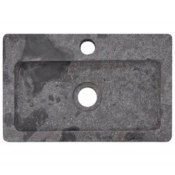 Maison Chic Stenski Umivalnik - Kopalna umivalnik - Lavabo siv 38x24x6,5 cm marmor, (21684691) Cene