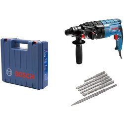 Bosch elektro-pneumatski čekić gbh 240, sds-plus + 6-delni set burgija u koferu (0611272102) Cene
