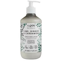 I love... Naturals Lime, Ginger & Cardamom losjon za telo 500 ml Cene