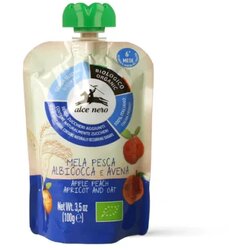 Oznake: Alce Nero Spazio Natura Alce Nero orgaski pire od jabuke, breskve, kajsije i zobi 100 g Cene