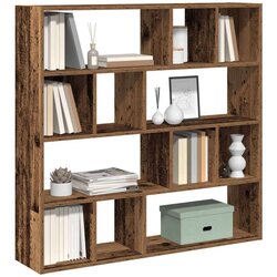 Ormarić Book Cabinet/Room Divider Old Wood 105x24x102 cm Cene