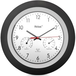 Mebus 19449 Funk-Wanduhr mitThermo-/Hygrom. Cene