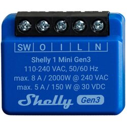 Smart Tech SHELLY 1 MINI WI-FI BLUETOOTH KRMILNIK ZA AVTOMATIZACIJSKI SISTEM PAMETNEGA DOMA, (5000292049) Cene