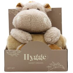Hygge Sweet Dreams Dekica sa igračkom Hippo, Smeđa Cene