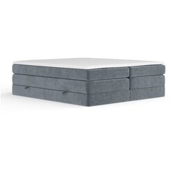 Maison de Rêve Tamno sivi boxspring krevet s prostorom za odlaganje/bez uzglavlja 160x200 cm Juniper – Cene