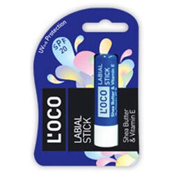 Loco shea butter & vitamin E labelo Cene