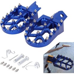 JFG RACING stopalke za motor modre aluminijaste Cene
