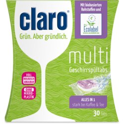claro ECO tablete za strojno pranje suđa - Multi - 25 komada Cene