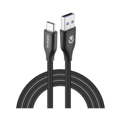 Volkano kabal Flexi Series 30W Type-A to Type-C Cable 1.5m Crni Cene