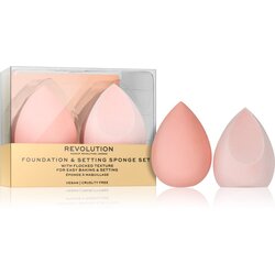 Makeup Revolution Conceal & Fix gobica za tekoči puder 2 kos 2 kos Cene