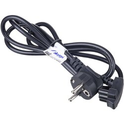 Akyga tok priključni kabel [1x 3-pinski ploščati priključek - 1x varnostni moški konektor] 1.50 m črna, (20414319) Cene