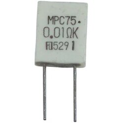 Fukushima Futaba Metaloslojni otpornik 0.01 radijalno ožičen MPC75 5 W MPC75 5W 0,01 Ohm 10% 1 kom. Cene
