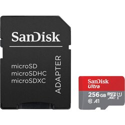 Sandisk memorijska kartica sdxc 256GB ultra Mic150MB/s A1Class10 uhs-i + adapter Cene