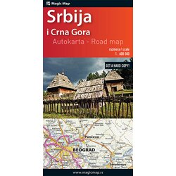 Magic Map Grupa autora - Auto karta Srbija 1:600 000 Cene