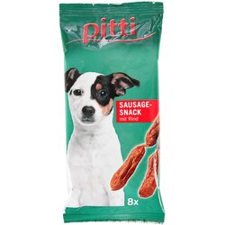 Pitti prigrizek goveja klobasa (polmehka) - Varčno pakiranje: 4 paketi (po 8 kosov) Cene