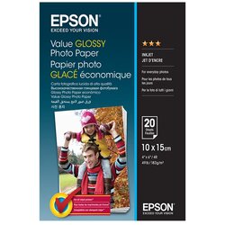 Develop-free Papir EPSON Value Glossy 10x15cm 20 sheet Cene