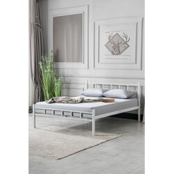 Hanah home Francuski krevet K90, 120x95x200 cm, Bijeli Cijene