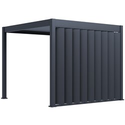 Pergole Senčna stena z gibljivimi lamelami Vertical (3 m, antracit) Cene