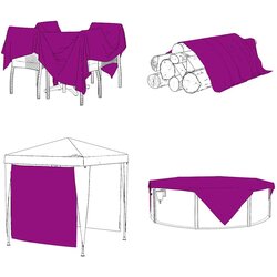 vidaXL Prozorna ponjava z očesci 2x5 m polietilen Cene