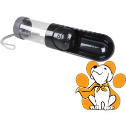 DUVO+ Compact Drinking Bottle 300ml, Flašica Za Vodu Za Pse i Mačke, Crna Cene