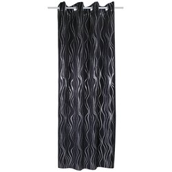 Sehlbach Crna zavjesa 135x245 cm Waves – Cene