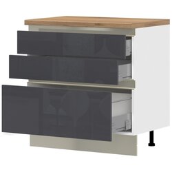 Jela donji element R-90-3MBOX / 5 za kuhinje infinity (vie boja) -antracit, visoki sjaj Cijene