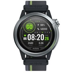 Mibro pametni sat gs active 2, 1.32", gps, 2 narukvice, tamnosivi Cene