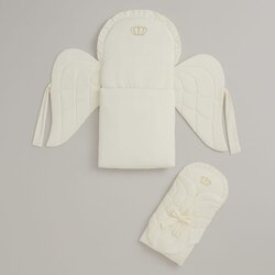 Ready Dunjica za bebe Anđeo - Vanila sa zlatnim detaljima Cene