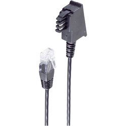 Shiverpeaks basic-s telefonski priključni kabel tae-f vtič na vtič RJ45\, usmerjevalni kabel dsl vdsl\, črn\, 20 m dsl priključni kabel [1x moški konektor tae-f - 1x RJ45 vtič 8p, (20411153) Cene