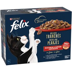 Felix okusni koščki 12 x 80 g - Kmečki izbor v želeju Cene