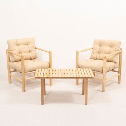 Hanah home Garden set stol i 2 stolice MYG02, krem Cijene