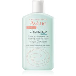 Avène Cleanance Hydra pomirjajoča čistilna krema za izsušeno in razdraženo kožo zaradi zdravljenja aken 200 ml Cene