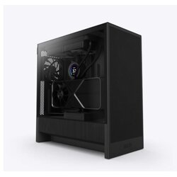 InterTech NZXT H5 Flow Black TG, Mid-tower, ATX 2x 120mm quiet fans Cene