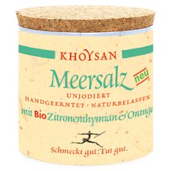 Khoysan Meersalz Morska sol z organskim limoninim timijanom in pomarančo Cene