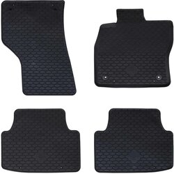 vidaXL Avto preproga 4 pcs Črna Sedež LEON TPE, (5000153955) Cene